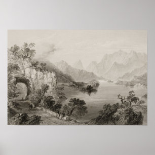 Pôster Lago superior em Killarney, condado Killarney,