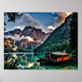 Poster Lago Surreal Italiano