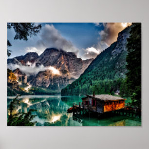 Poster Lago Surreal Italiano