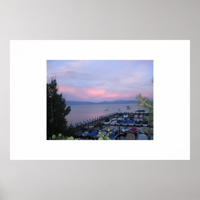 Pôster Lago Tahoe (Frente)