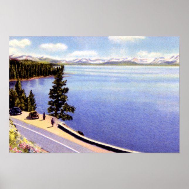 Pôster Lago Tahoe California (Frente)