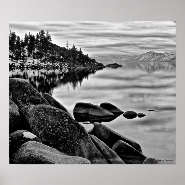 Pôster Lago Tahoe Norte (Frente)