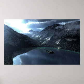 Pôster Lago Tahoe Storm