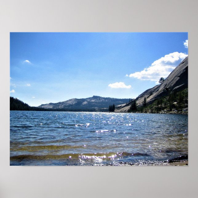 Poster Lago Tenaya, Parque Nacional de Yosemite, CA (Frente)
