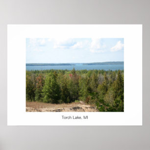 Pôster Lago torch, Michigan