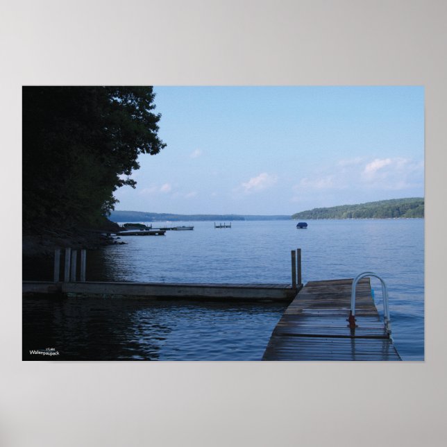 Poster Lago Wallenpaupack: Docks (Frente)