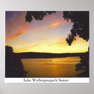 Pôster Lago Wallenpaupack Sunset