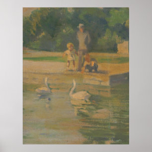 Poster Lago Waterfowl - Zoo de Kulhanek Brookside
