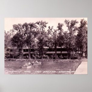 Poster Lago Wawasee hotel de Siracusa, Indiana Sargents