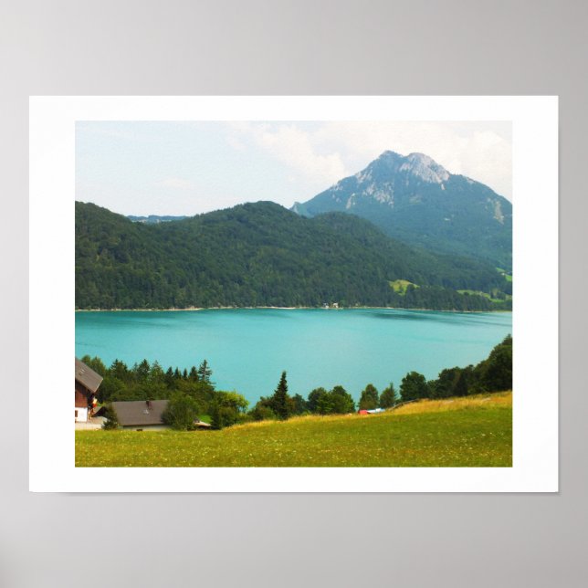 Pôster Lago Wolfgangsee (Frente)