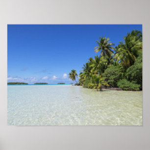Poster Lagoa Azul de Rangiroa