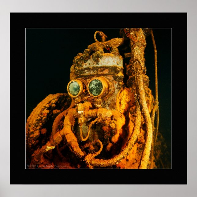 Poster Lagoa de Caminhão - Fujikawa Maru - Compressor Aér (Frente)