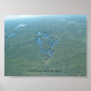 Poster Lagoa de Turner, Somerville Maine