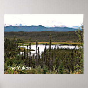 Pôster Lagoa de Yukon