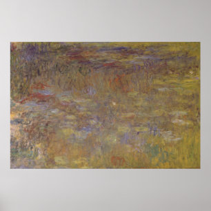 Poster Lagoa do Água-Lírio de Claude Monet