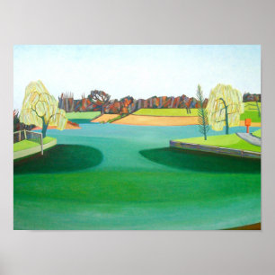 Pôster Lagoa do inverno