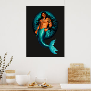 Poster Lagoa Merbear - Pântano das Marés de Cheydan