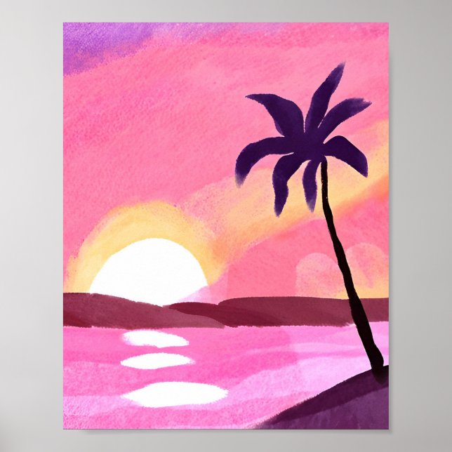 Poster Lagoa rosa (Frente)