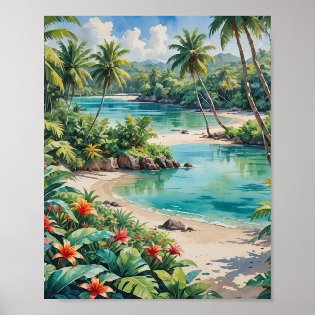 Poster lagoa snorkeling (Frente)