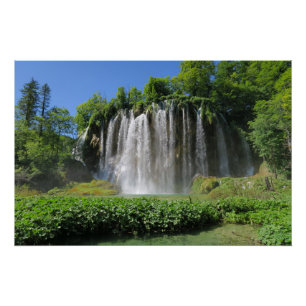 Pôster Lagos de Plitvice Croácia