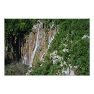 Pôster Lagos de Plitvice Croácia