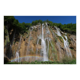 Pôster Lagos de Plitvice Croácia