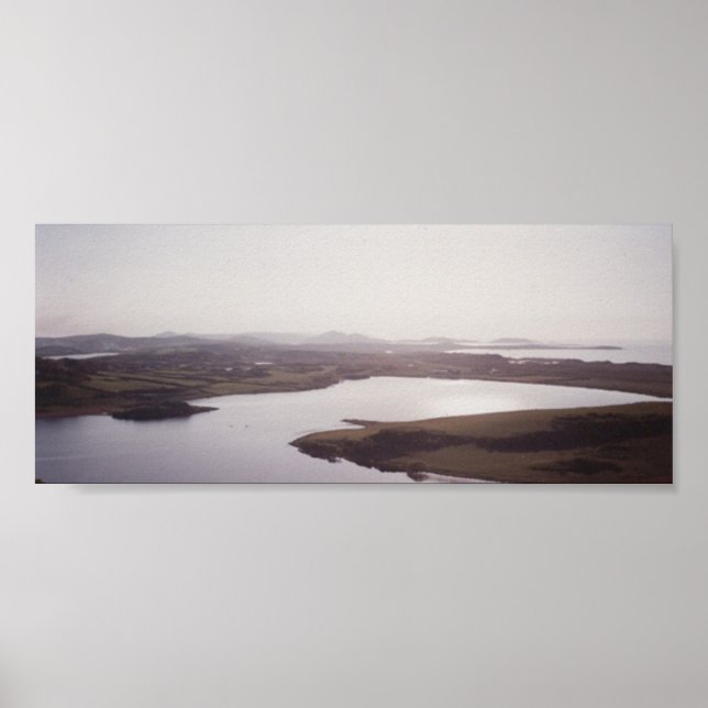 Pôster Lagos e Montanhas, West Donegal (Frente)