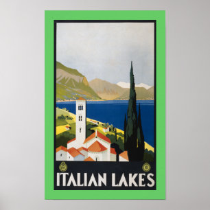 Poster Lagos italianos