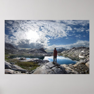 Poster Lagos Nydiver - Ansel Adams Wilderness - Serra