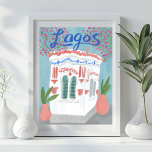 Poster Lagos Portugal Quiosque Algarve Cute Arte Feita à<br><div class="desc">Junte o seu próprio texto a esta poster com uma ilustração encantadora de um quiosque encantador em Lagos Algarve Portugal. Você pode mudar o tamanho do poster e ajustar o trabalho de arte para o ajustado, ou me informar se você precisa de assistência para um tamanho personalizado. Espero que goste...</div>
