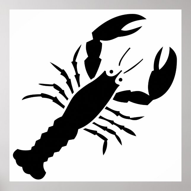 Pôster Lagosta Vermelha (Frente)