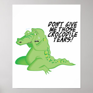 Pôster lágrimas de crocodilo