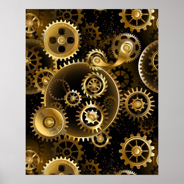 Poster Lágrimas de latão sem costura (Frente)