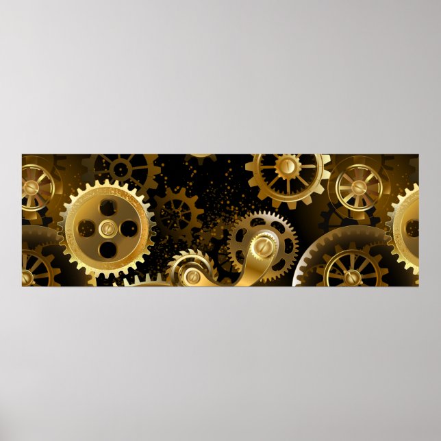 Poster Lágrimas de latão sem costura (Frente)