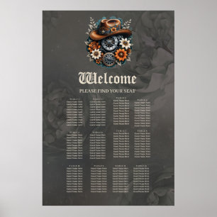 Poster Lágrimas: estilo vaqueiro a vapor.