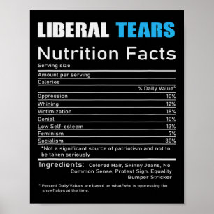 Poster Lágrimas Liberais Presente Republicano Anti Libera