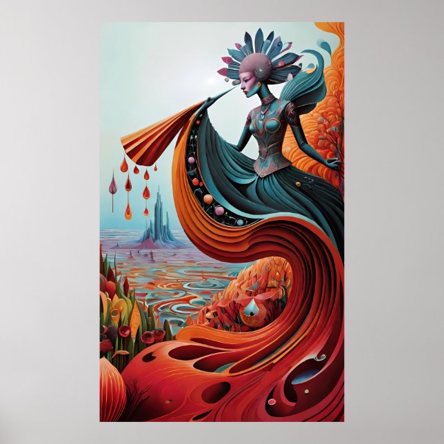 Poster Lágrimas para uma Visão do Sonho (Frente)