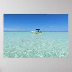 Poster Laguna Azul de Rangiroa