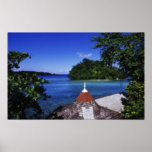 Pôster Laguna Azul, Port Antonio, Jamaica
