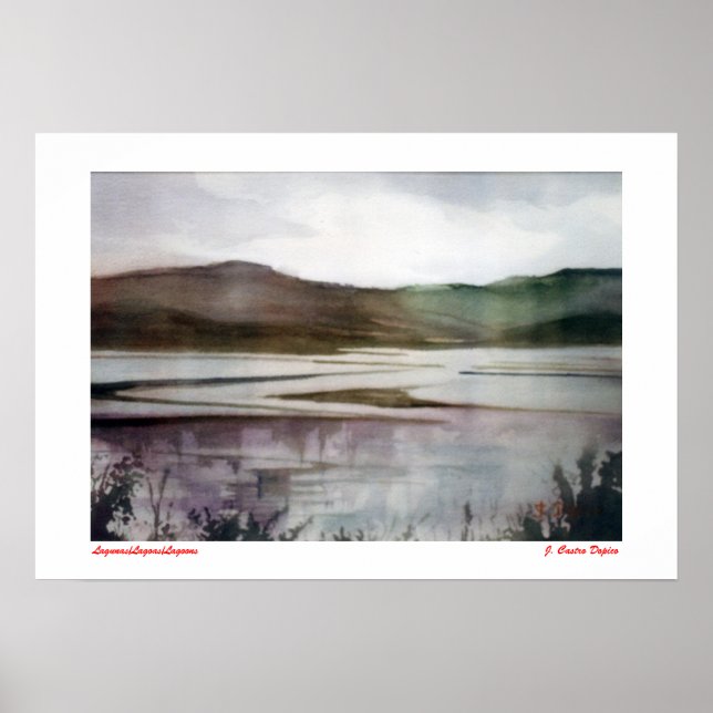 Poster Lagunas/lagunas (Frente)