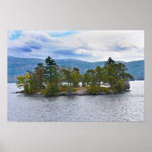 Poster Lake George Island, Nova Iorque