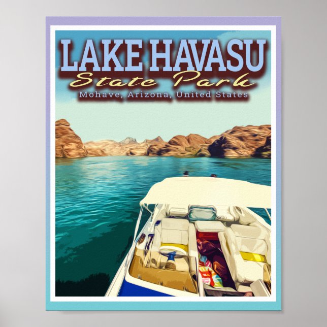 Poster LAKE HAVASU - MOhave ARIZONA ESTADOS UNIDOS (Frente)