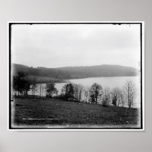Poster Lake Hopatcong, N.J., do Pleasant Point c1890s