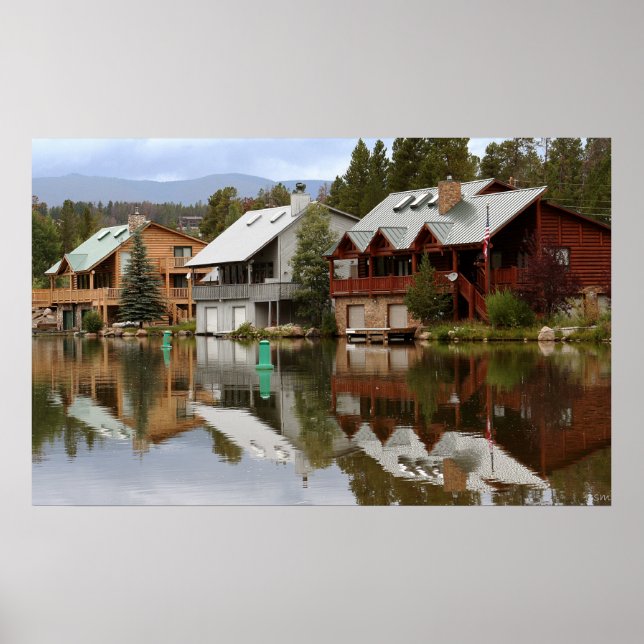 Pôster Lake Houses (Frente)