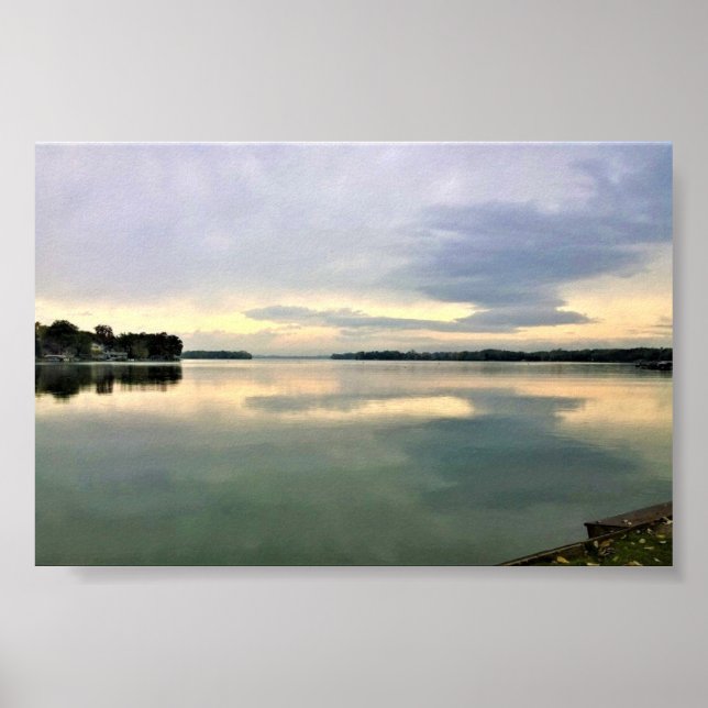Poster Lake La Belle, Oconomowoc, Wisconsin (Frente)