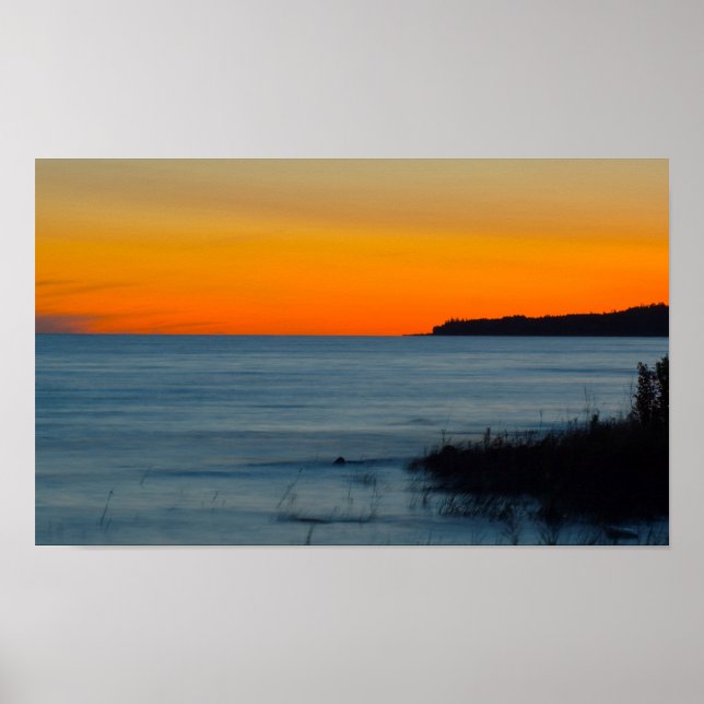 Poster Lake Michigan Sunset, Michigan (Frente)