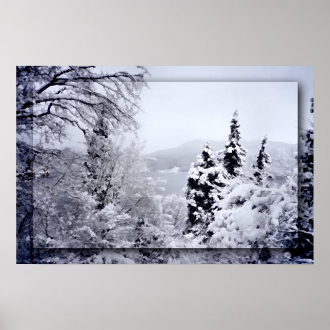 Pôster Lake Nojiri Print (Frente)