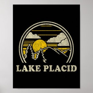Poster Lake Placid Nova York Ny