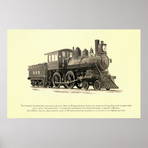 Poster Lake Shore e Michigan Southern Rail Co.