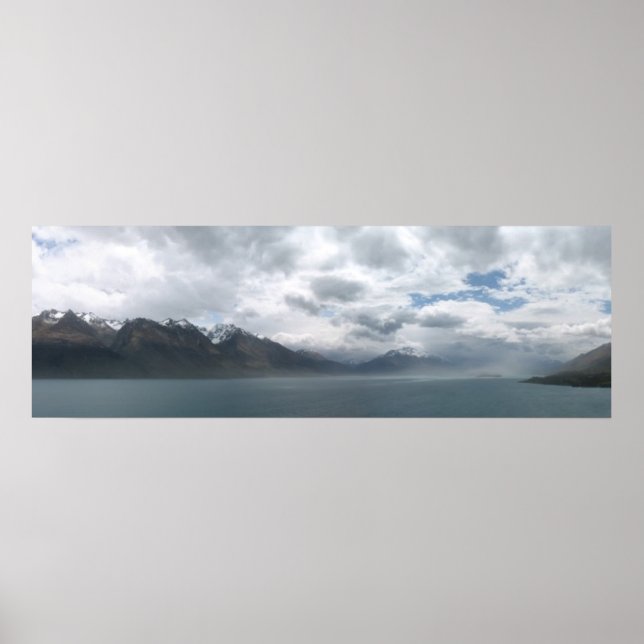 Poster Lake Wakatipu, Nova Zelândia (Frente)